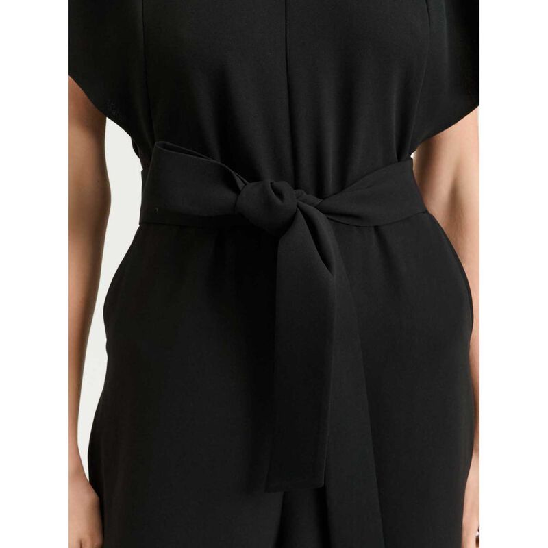 Veronika Maine Stretch Crepe Belted Jumpsuit image number 2